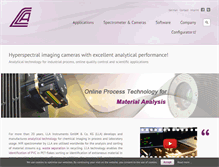 Tablet Screenshot of lla-instruments.com